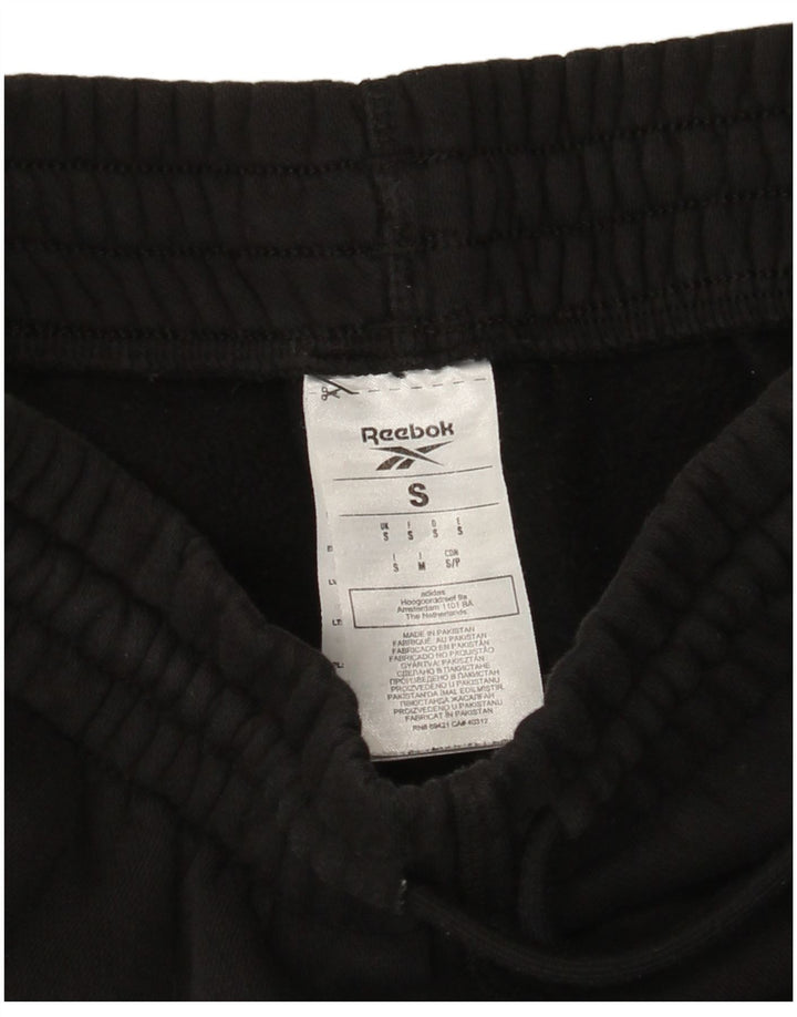 Shorts esportivos masculinos Reebok pequeno algodão preto