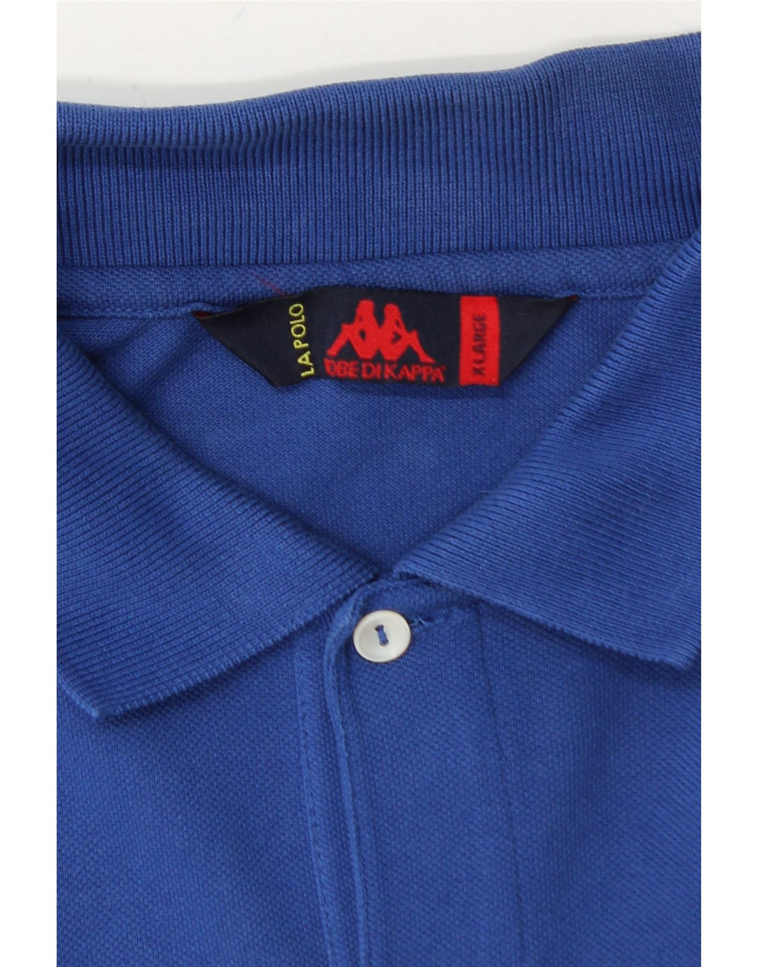 Camisa polo masculina KAPPA XL algodão azul