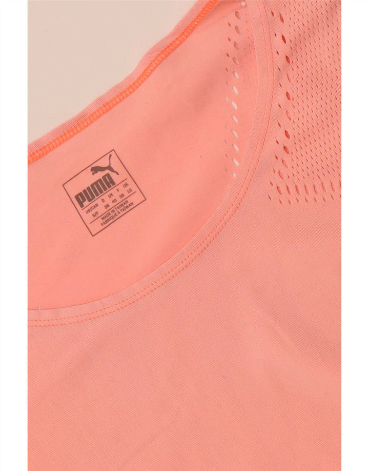 Puma Camiseta Feminina Top UK 10 Pequena Laranja