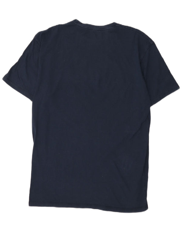 Camiseta masculina Hard Rock Cafe London Graphic Top XL azul marinho algodão
