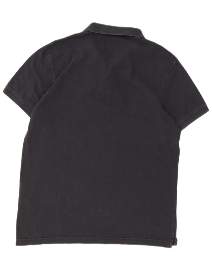 Camisa polo masculina padrão Levi's grande algodão preto