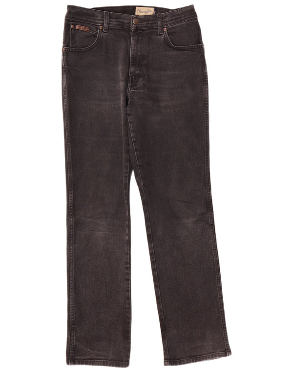 Wrangler Masculino Texas Straight Jeans W31 L32 Cinza Algodão