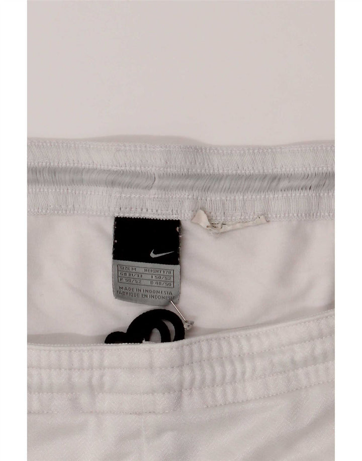 Shorts esportivos gráficos masculinos Nike médio branco