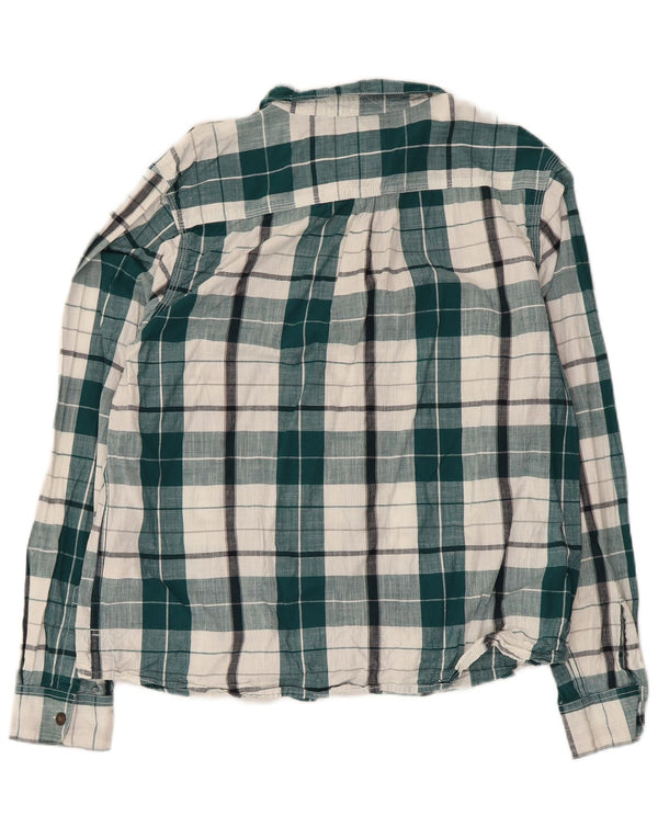 Camisa masculina Weird Fish XL verde xadrez algodão