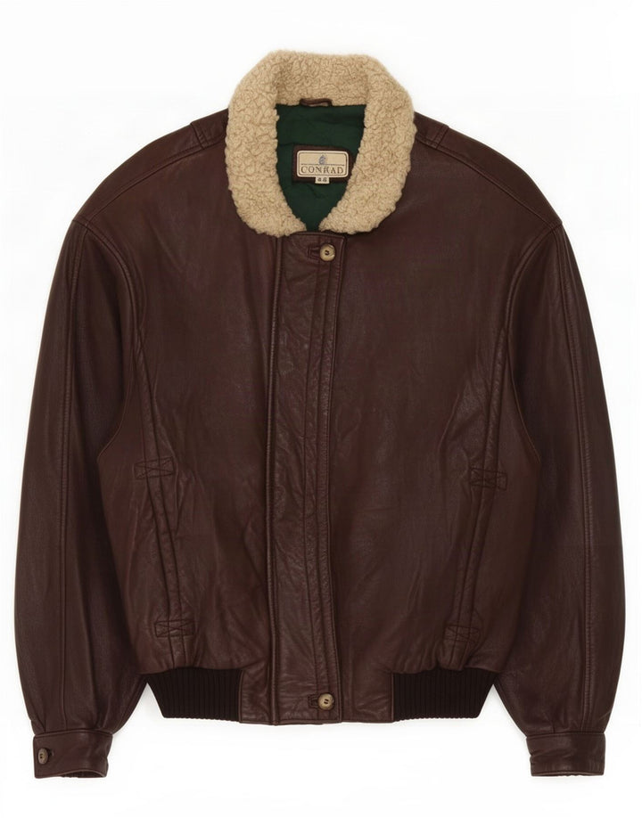 Jaqueta de couro feminina Conrad IT 48 XL marrom