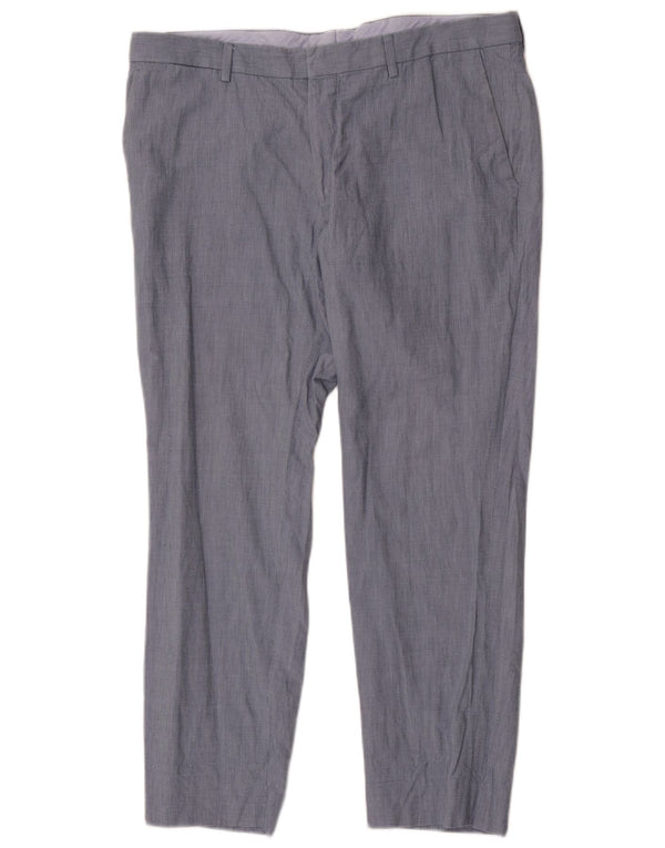 Calça Lacoste Masculina Slim Suit W36 L28 Azul Algodão