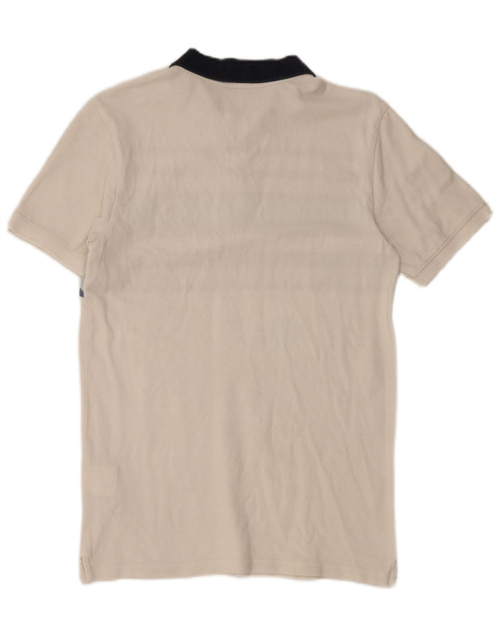 Camisa polo masculina Slim Fit TIMBERLAND pequena listrada branca