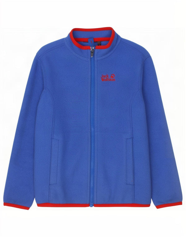 Jaqueta Jack Wolfskin Boys Liner Fleece 5-6 Anos Azul Poliéster