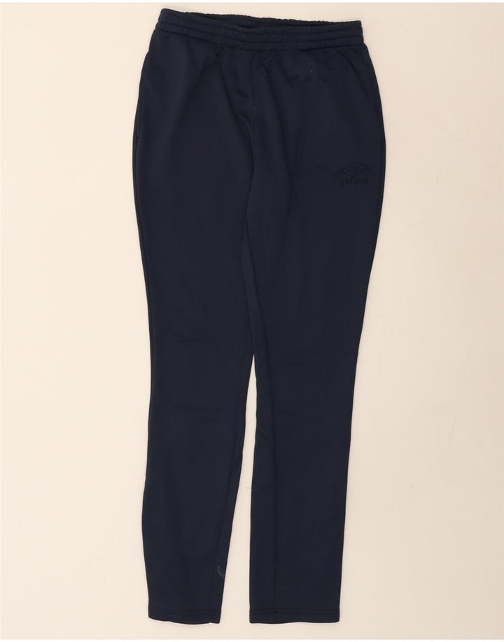 Calça de treino masculina Umbro Graphic azul marinho poliéster médio