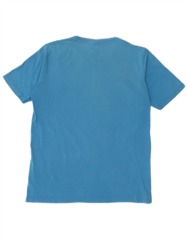 Camiseta gráfica QUIKSILVER para meninos 13-14 anos algodão azul