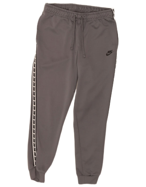 Nike Mens Graphic Calças de treino Joggers Small Grey Colourblock