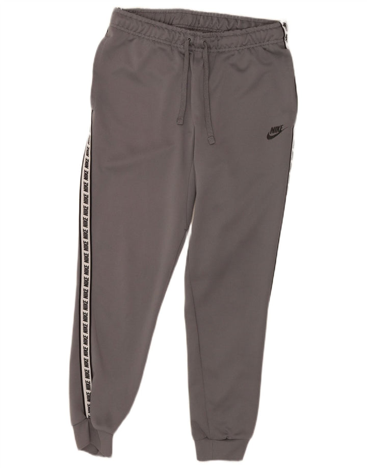 Nike Mens Graphic Calças de treino Joggers Small Grey Colourblock