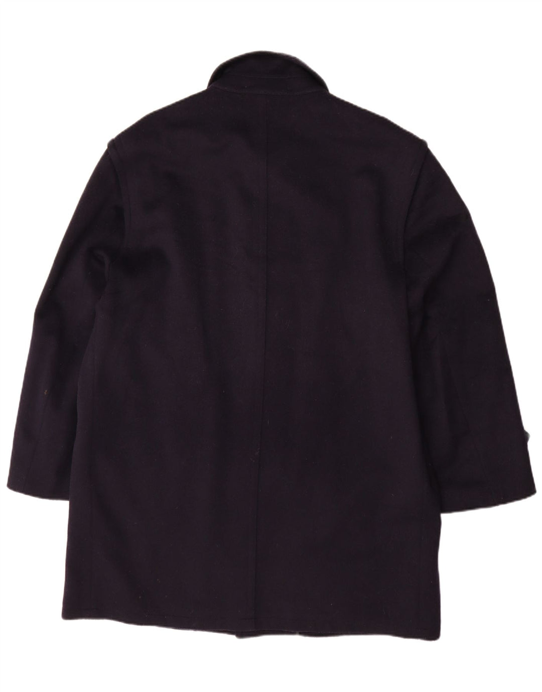 Sobretudo masculino Schneiders Pischl UK 42 XL lã azul marinho