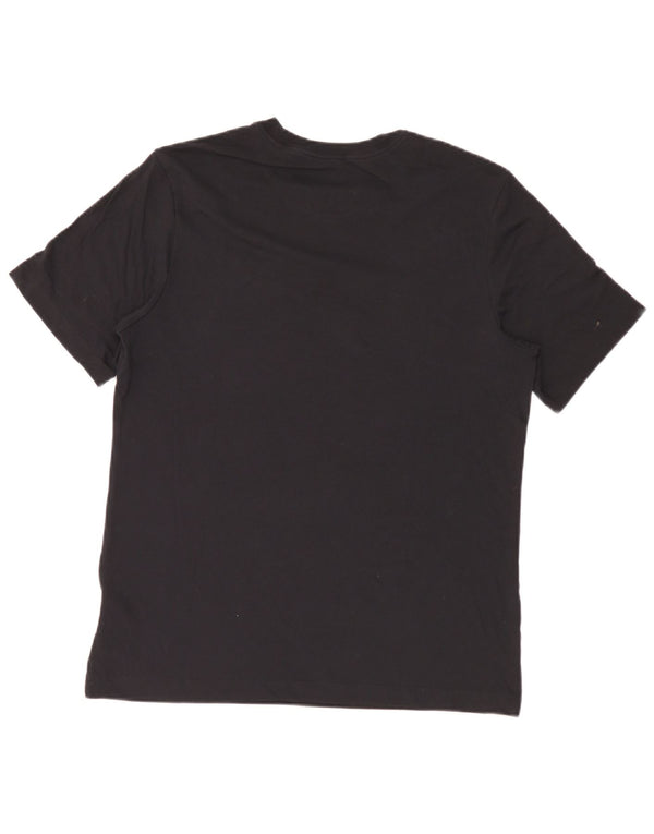 Camiseta Nike Masculina Dri Fit Graphic Top Médio Algodão Preto