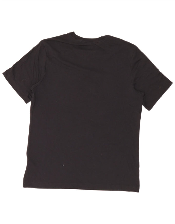Camiseta Nike Masculina Dri Fit Graphic Top Médio Algodão Preto