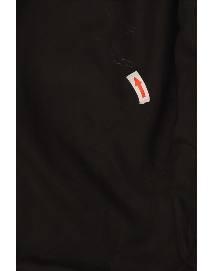 Adidas masculino climalite calças de treino joggers grande poliéster preto