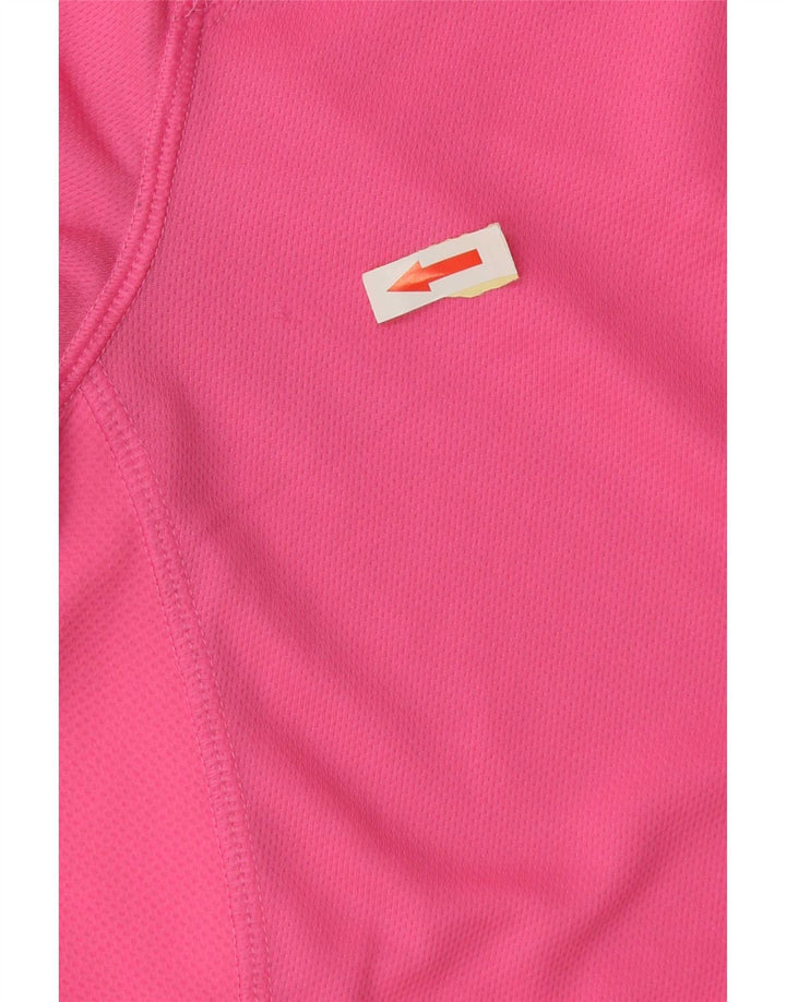 Camiseta Feminina Adidas Top UK 8 Pequena Rosa Poliéster