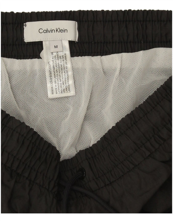Calvin Klein Shorts de natação masculino médio preto poliéster