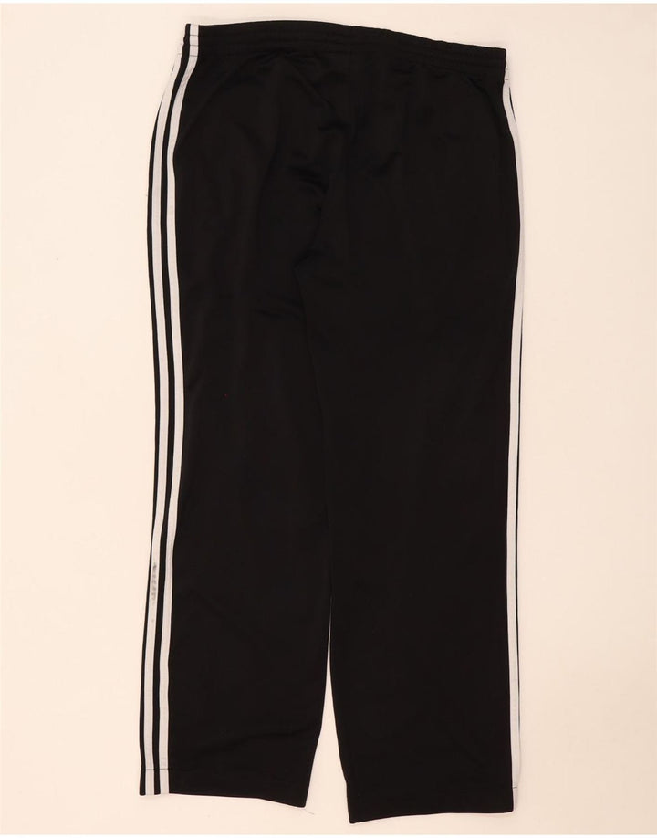 Calça de treino masculina Adidas grande poliéster preto