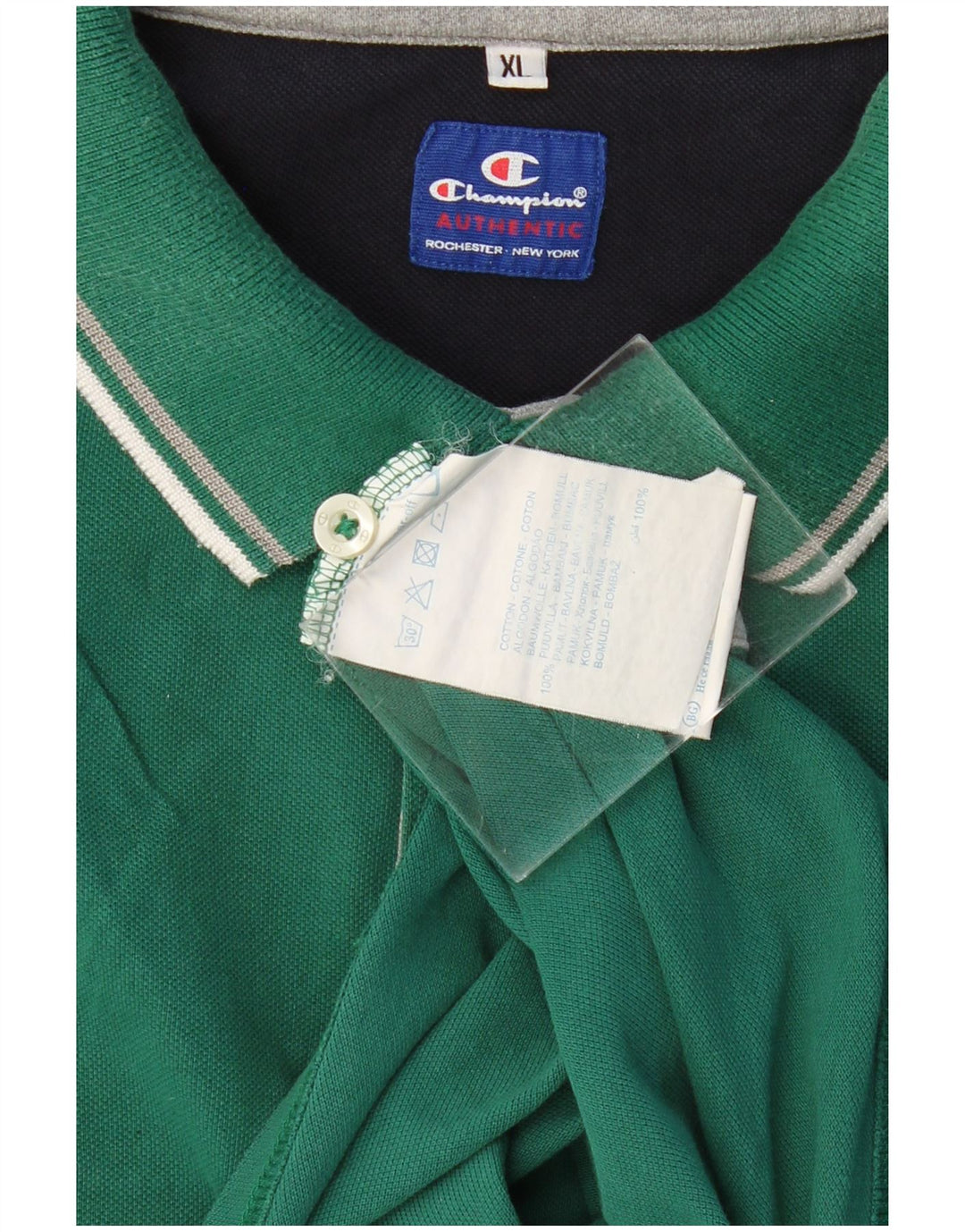 Camisa polo masculina CHAMPION XL algodão verde