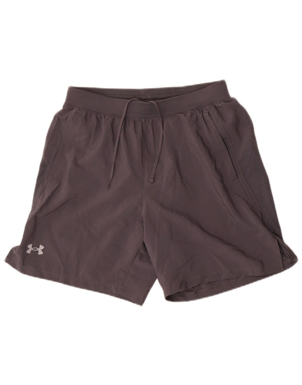 Under Armour Mens Sport Shorts Poliéster Cinza Médio