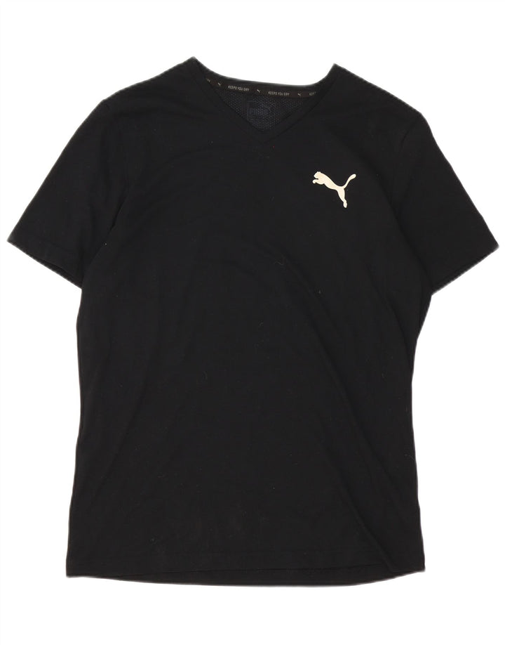 Puma Camiseta Masculina Top Médio Preto