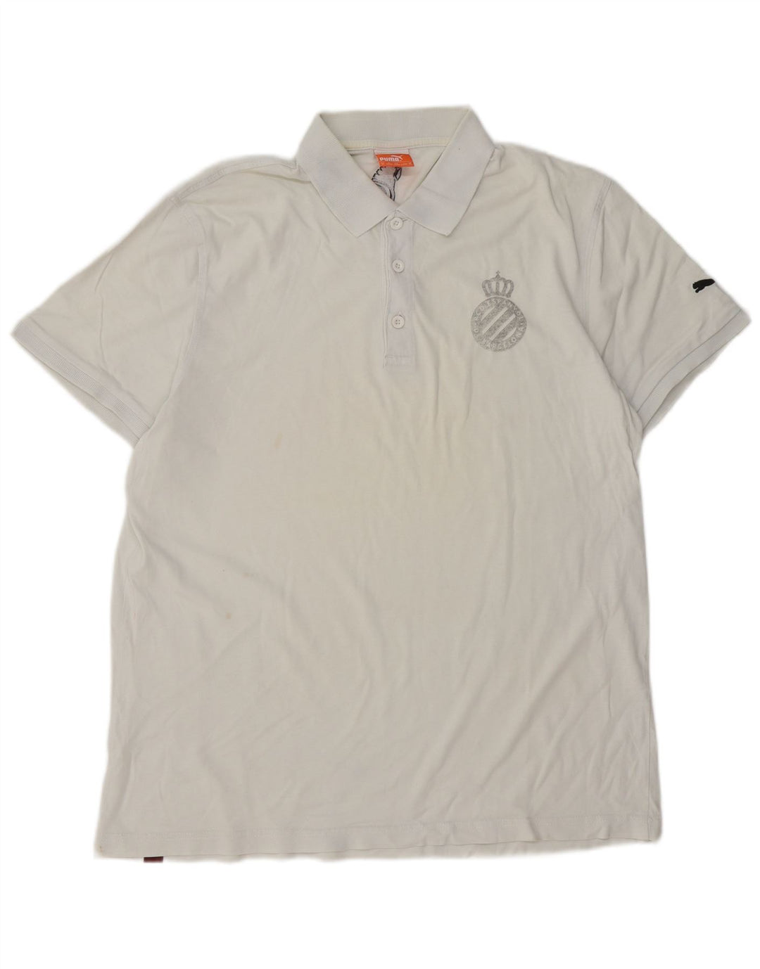 Camisa polo masculina Puma XL algodão branco