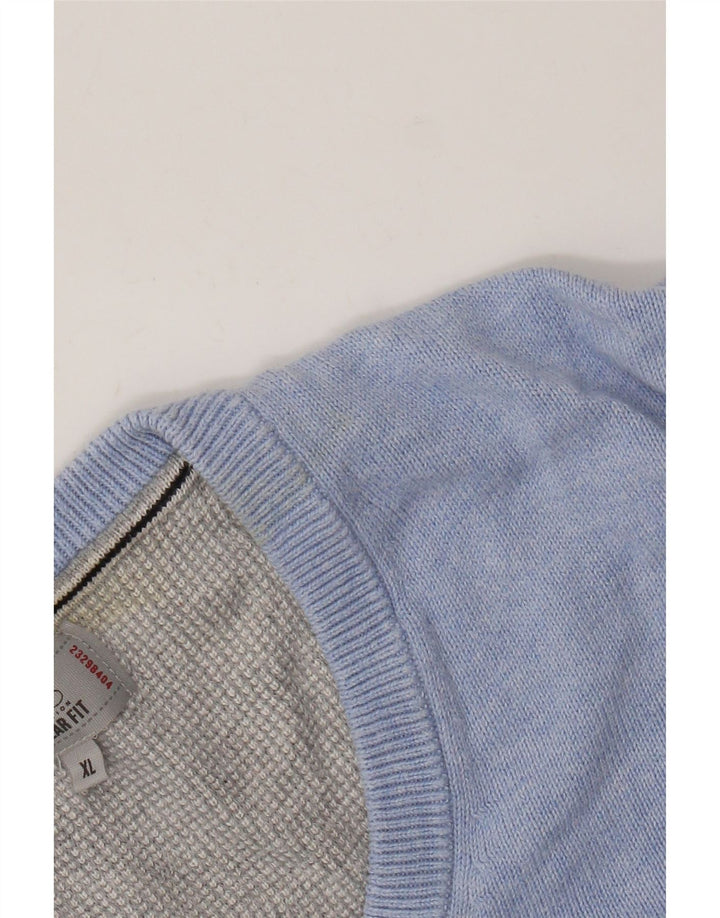 Regata masculina Marks & Spencer com colete XL de algodão azul