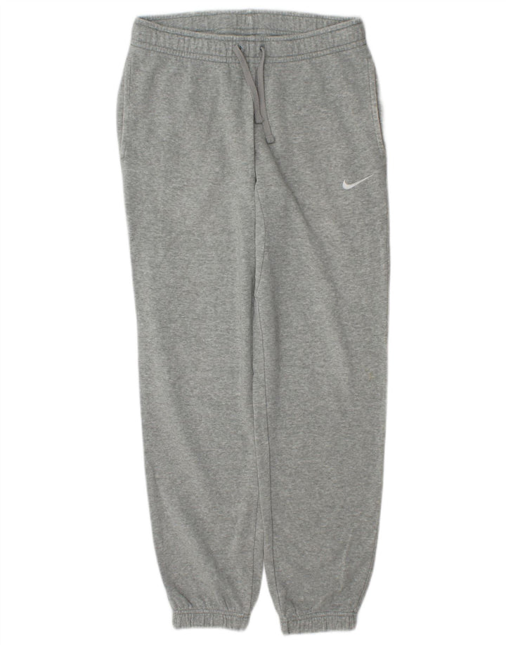 Calça de treino masculina Nike joggers pequeno algodão cinza