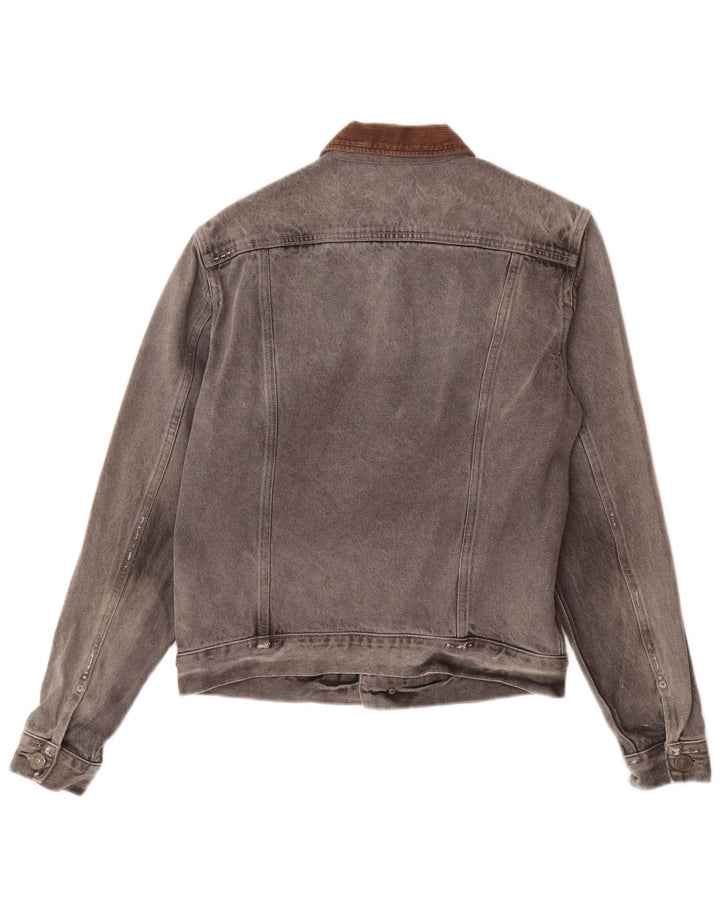 Jaqueta jeans masculina All Saints UK 36 algodão cinza pequeno
