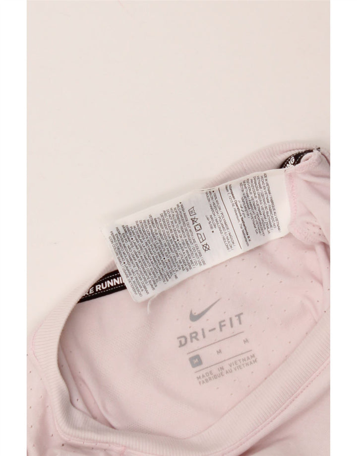 Camiseta feminina Nike Dri Fit UK 12 médio rosa nylon