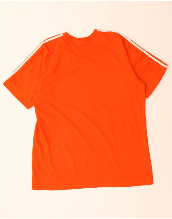 Camiseta masculina Adidas Top XL laranja algodão