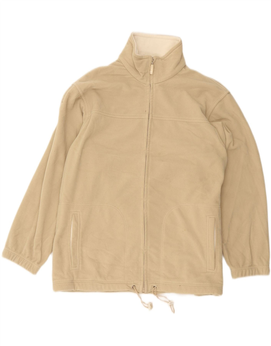 Michael Fleece Jacket Marks & Spencer Feminino Reino Unido 18 XL Bege