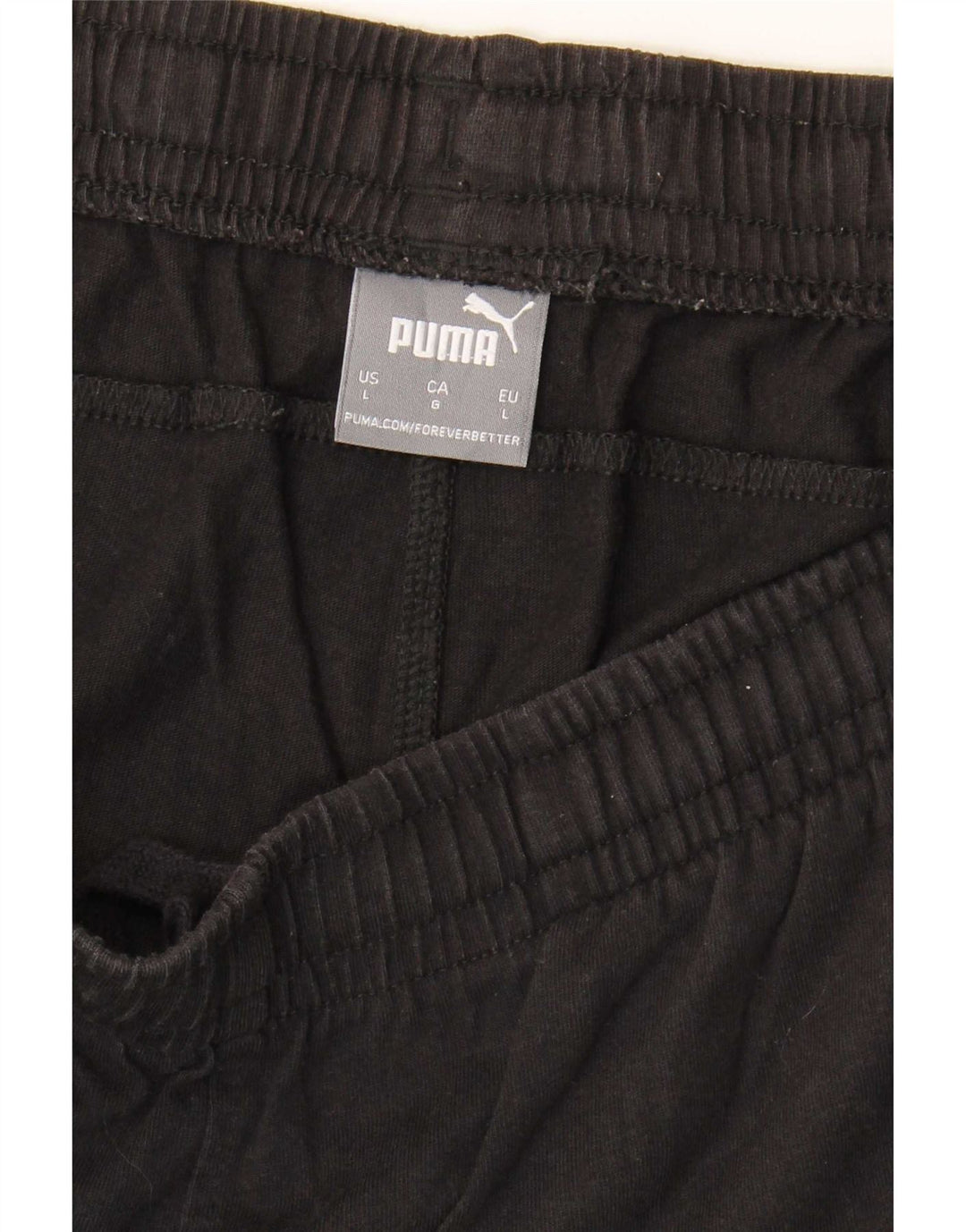 Shorts esportivos gráficos masculinos Puma grandes pretos