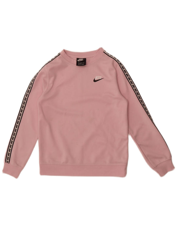 Moletom gráfico Nike Girls Jumper 10-11 anos médio rosa poliéster