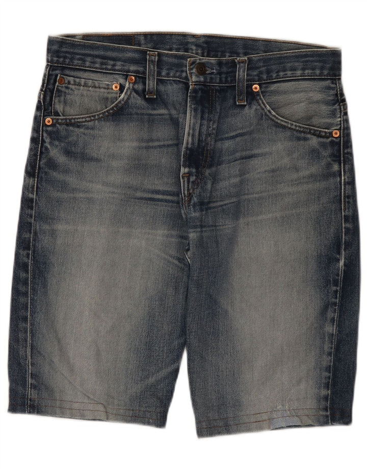 LEVI'S Masculino 507 Shorts Jeans W33 Médio Azul Algodão