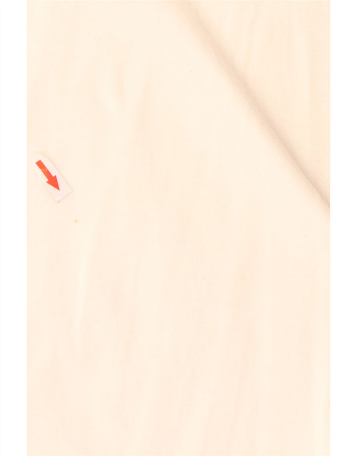 SERGIO TACCHINI Camisa polo masculina pequena listrada branca de algodão