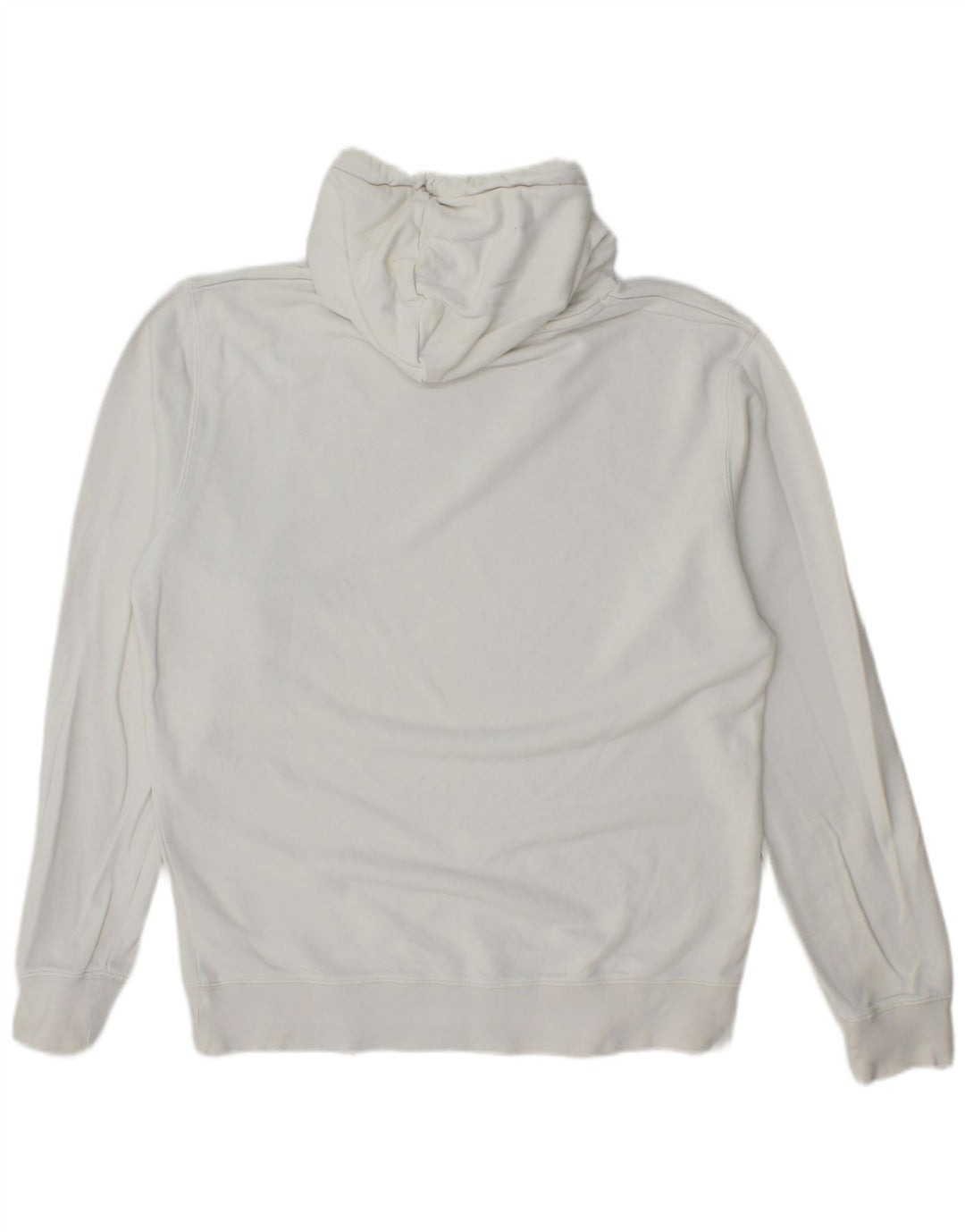 Suéter com capuz gráfico masculino Gant grande algodão branco