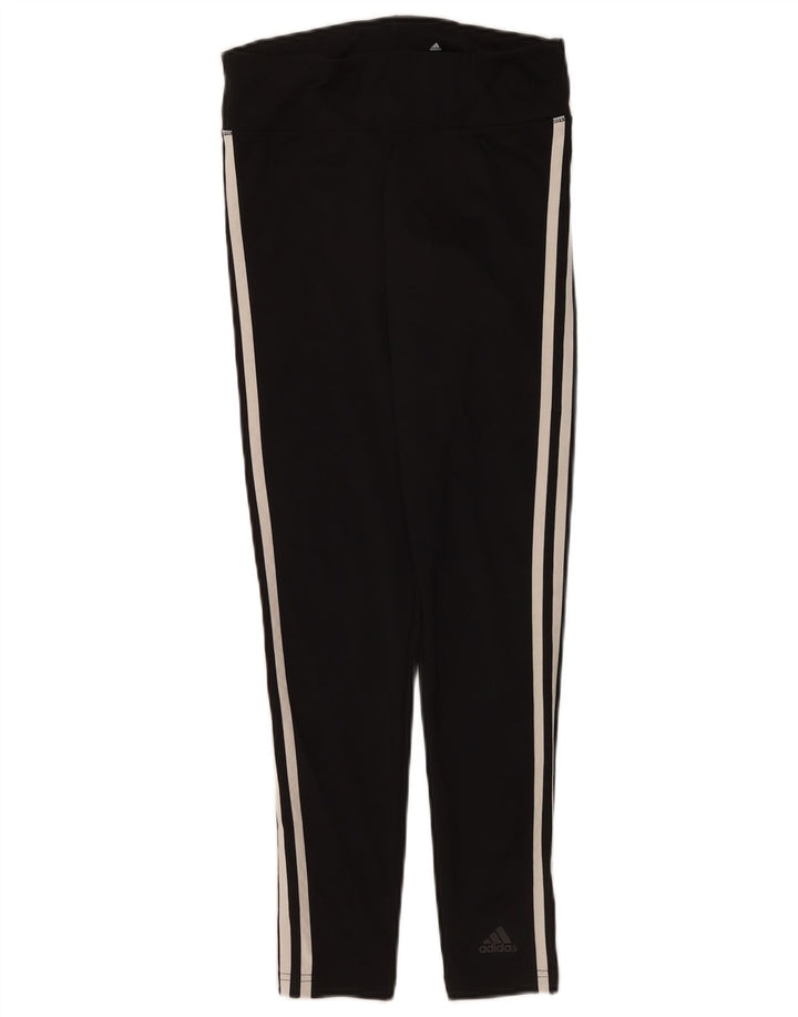 Adidas Womens Climalite Leggings UK 8/10 Pequeno Poliéster Preto