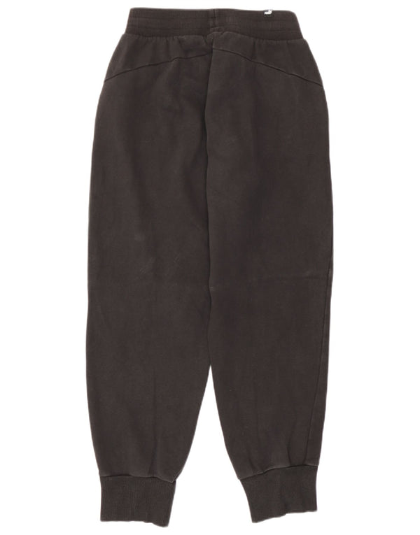Calça de treino feminina Puma Joggers UK 6 XS algodão preto
