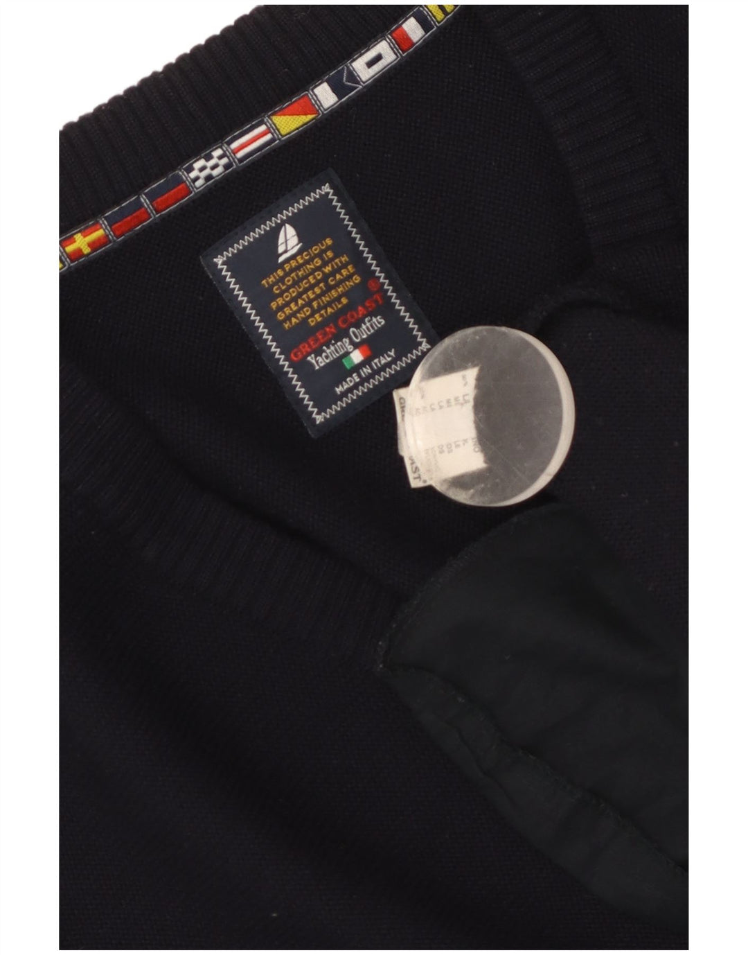 Suéter cardigã masculino GREEN COAST IT 54 XL azul marinho lã merino