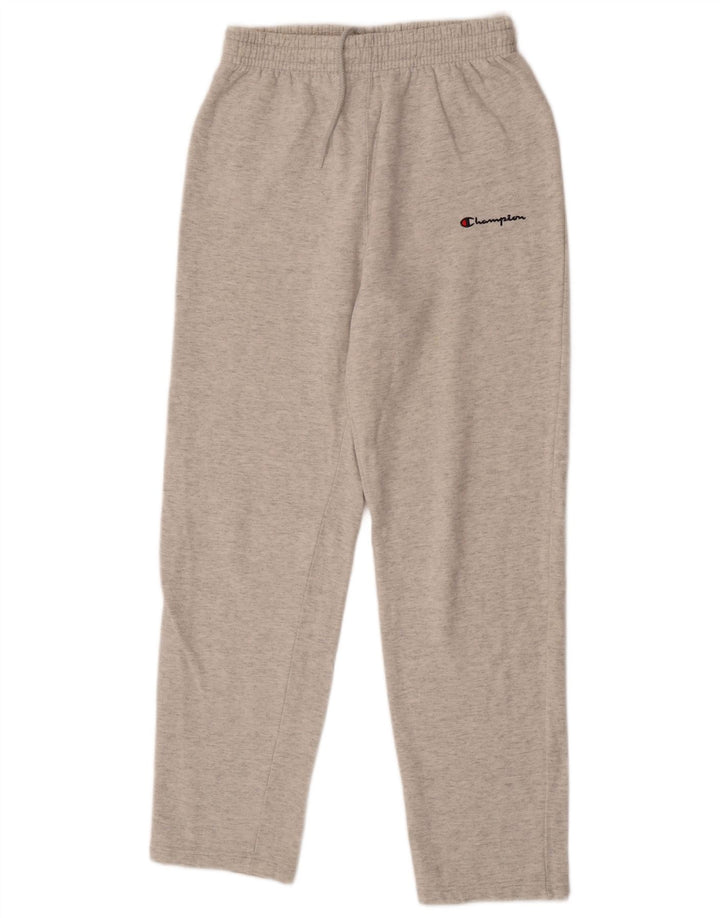 Calça de treino masculina Champion algodão manchado cinza médio