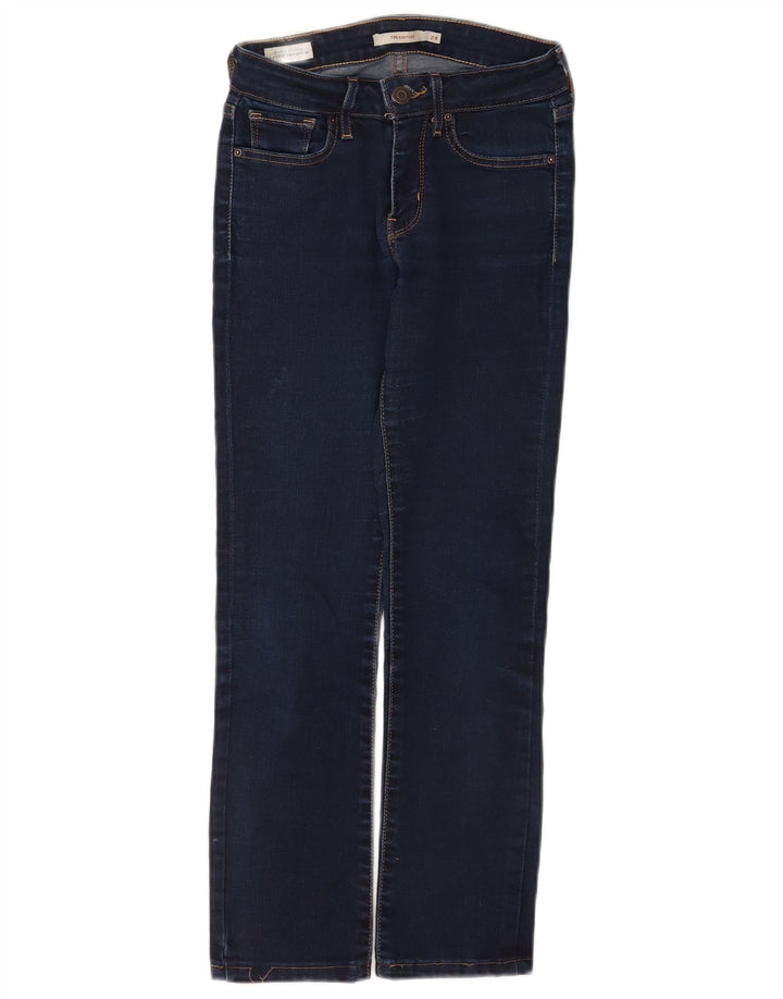 Calça jeans feminina Levi's 715 Bootcut W24 L26 azul marinho algodão