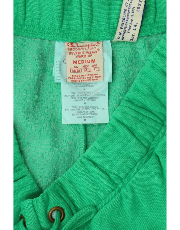Shorts esportivos masculinos Champion algodão verde médio