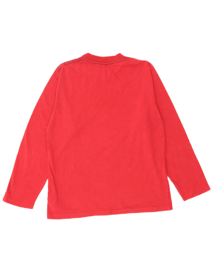Timberland Boys Graphic Top manga comprida 11-12 anos algodão vermelho