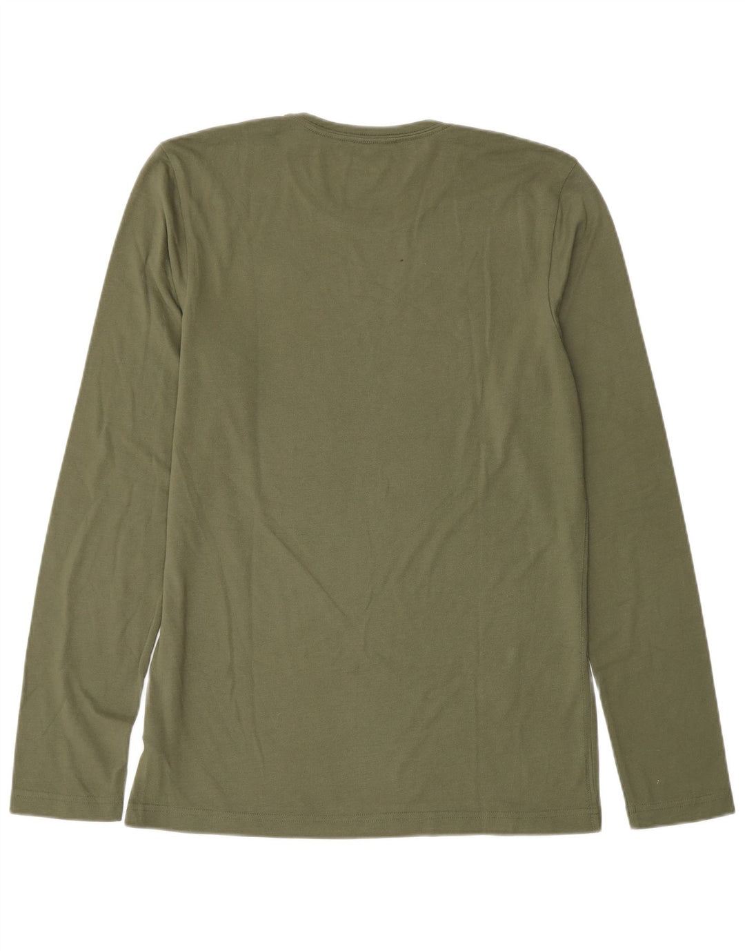 ADIDAS Mens Olympic Games Top Manga Longa UK 40/42 Médio Cáqui Poliéster