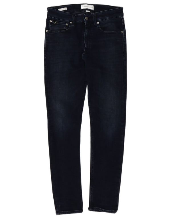 Calvin Klein Jeans Skinny Masculino W32 L30 Azul Marinho Algodão