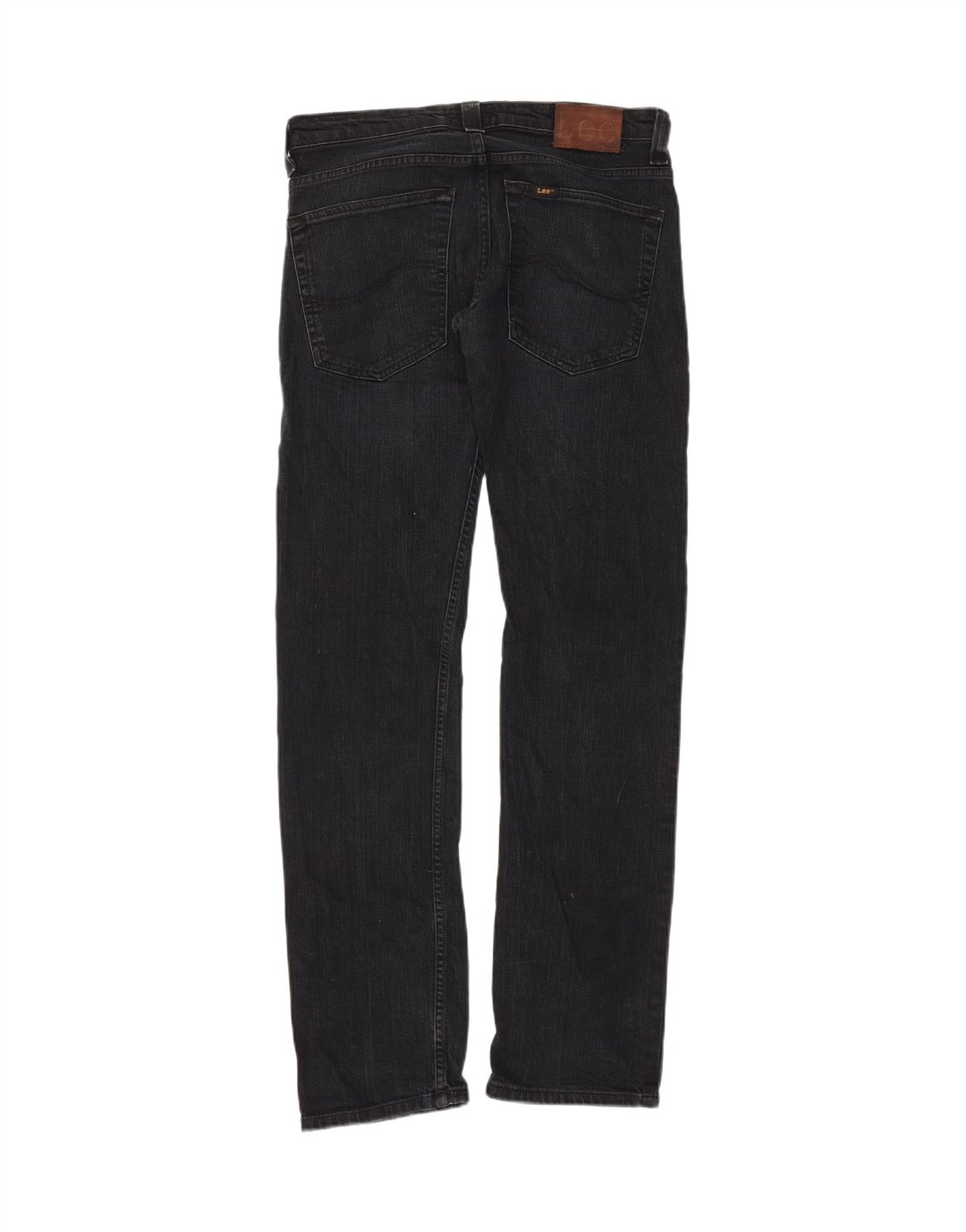 Calça jeans feminina LEE Powell Slim W32 L34 algodão preto