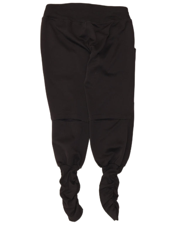 Nike Womens Dri Fit Calças de treino Joggers UK 14 Médio Preto