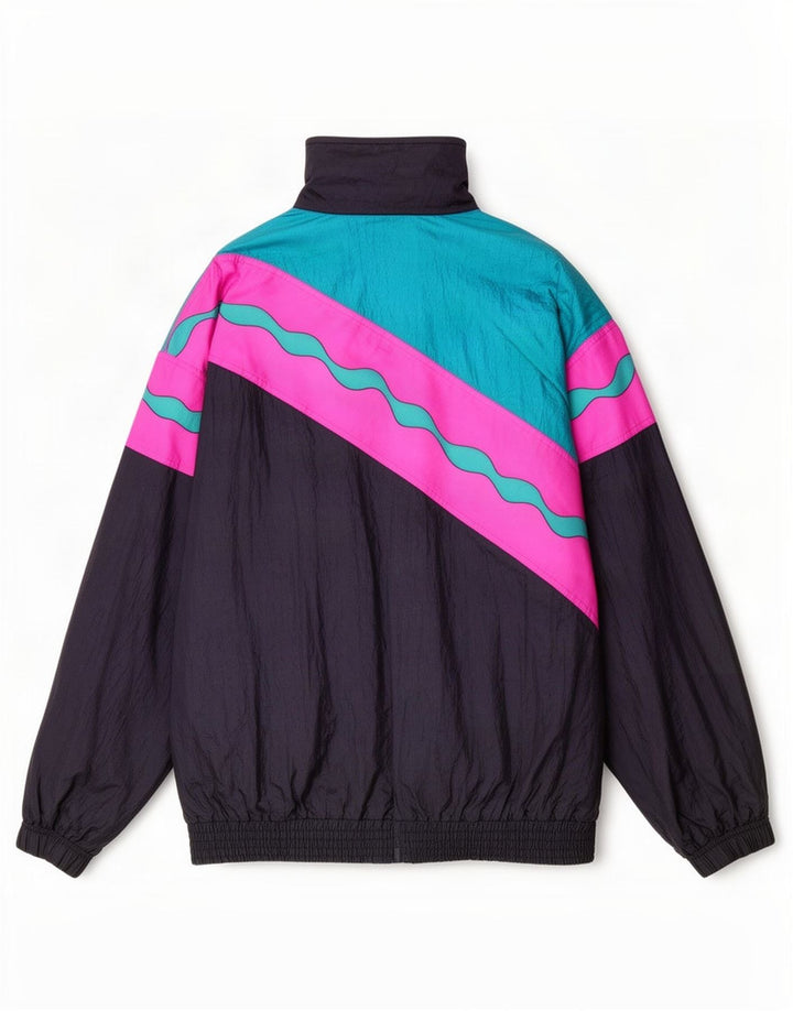 Sergio Tacchini Mens Treino Top Jacket IT 46 Pequeno Azul Marinho Colourblock